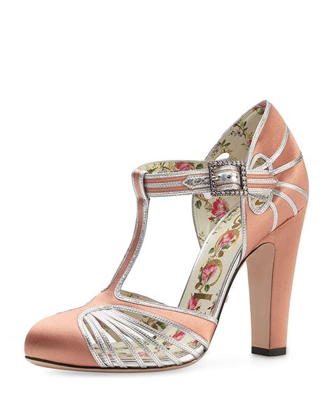 gucci mariska dorsay t-strap sandal|T.